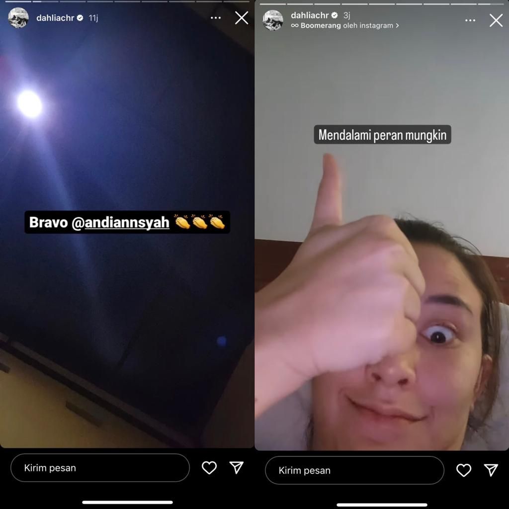 story IG Dahlia Poland pada 2023 [instagram]